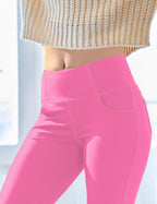 Vooveeya Women's Bootcut Leggings Bootleg Yoga Pants - Style 111