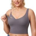 Women's Momanda Longline Sports Tornado Grey Medium Nursing Bra