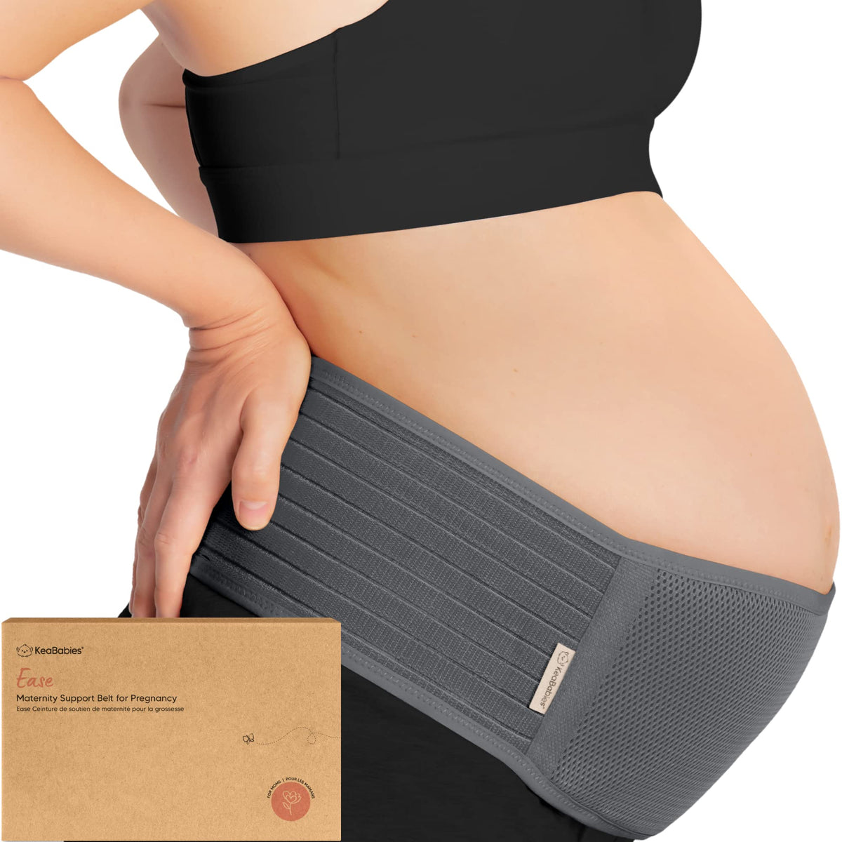 Keababies Pregnancy Belly Bands for Pregnant Women's,1pk (mystic Gray, M/l) Intimates