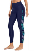 UPF 50+ Long Swim Pants - Women's High Waisted Swim Leggings
