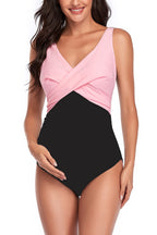 Women's Summersunshine Maternity One-Piece Swimwear Front - Style 27