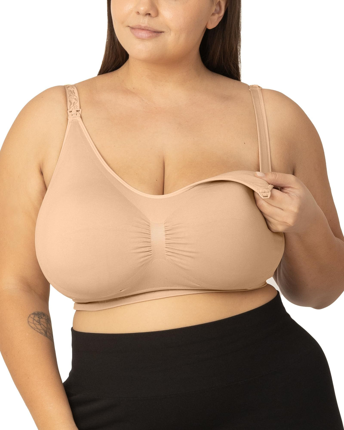 Women's Kindred Bravely Simply Sublime Wireless Black Nursing Bra