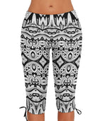 Urchics Womens Plus Size Rash Guard Capris Long Swim Shorts Swimming Pants