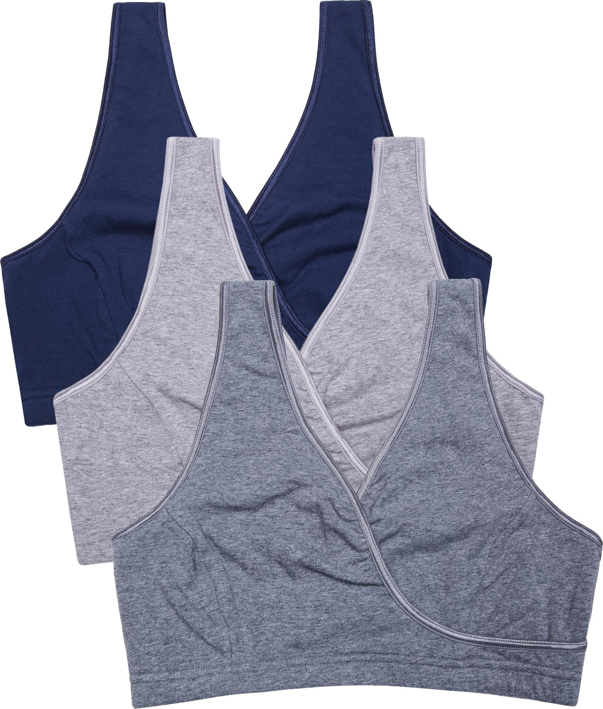 Women's Cakye 3 Pack Maternity Nursing Sleep Breastfeeding Cotton Bralette