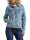 Lee Women's Legendary Rider Denim Jacket, Sunday, X-large - Light