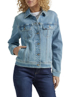 Lee Women's Legendary Rider Denim Jacket, Sunday, X-large - Light