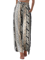 Kissmoda Women's Palazzo Lounge Pants Loose Wide-Leg - A2 National Ash