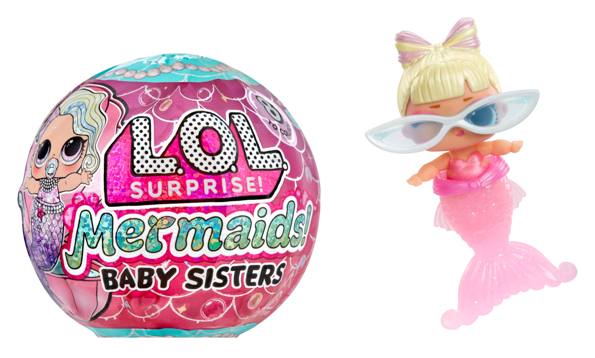 LOL Surprise Mermaids Baby Sisters with Color Change Tail, 8 Dolls to Collect, Fashion Accessories, Great Gift for Kids Ages 4+