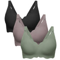 Women's Angelhood for Breastfeeding 3 Pack Seamless Nursing Bra