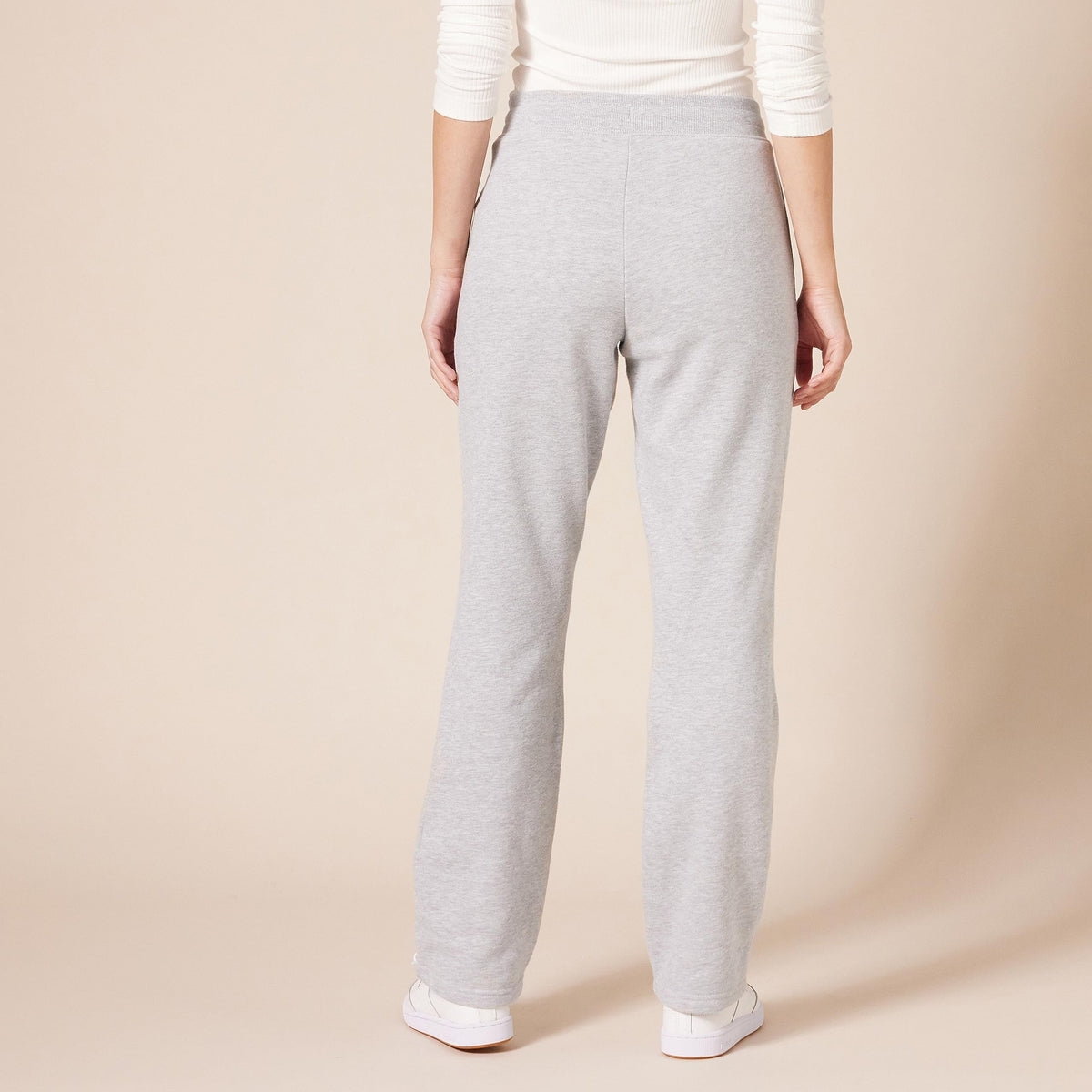 Essentials Women's Straight-Leg Fleece Sweatpants With Drawstring