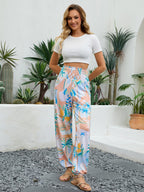 Qianxizhan Women's Harem Pants High-Waist Yoga Boho - Style 6