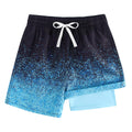Belovecol Boys Swim Trunks Size 10-12 Tie Dye Bathing Suit Summer Anti Chafe Compression Swim Shorts Hawaii Beach Swimwear Quick Dry Outdoor Board Shorts