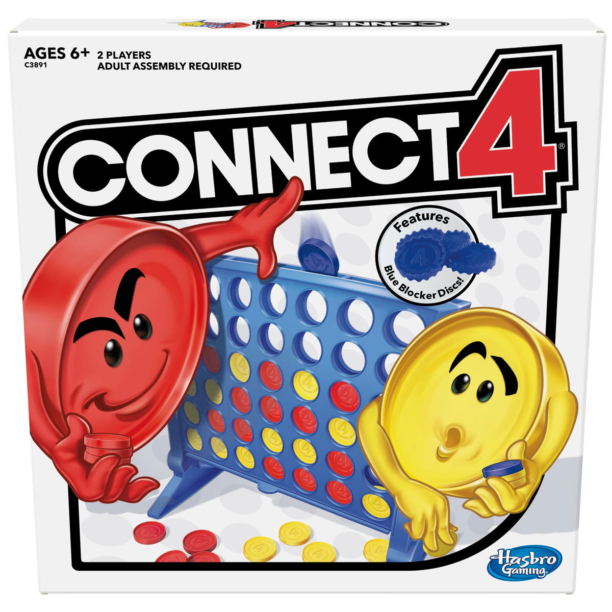 Hasbro Gaming Connect 4 Strategy Board Game for Ages 6 and Up (Fanci Exclusive)