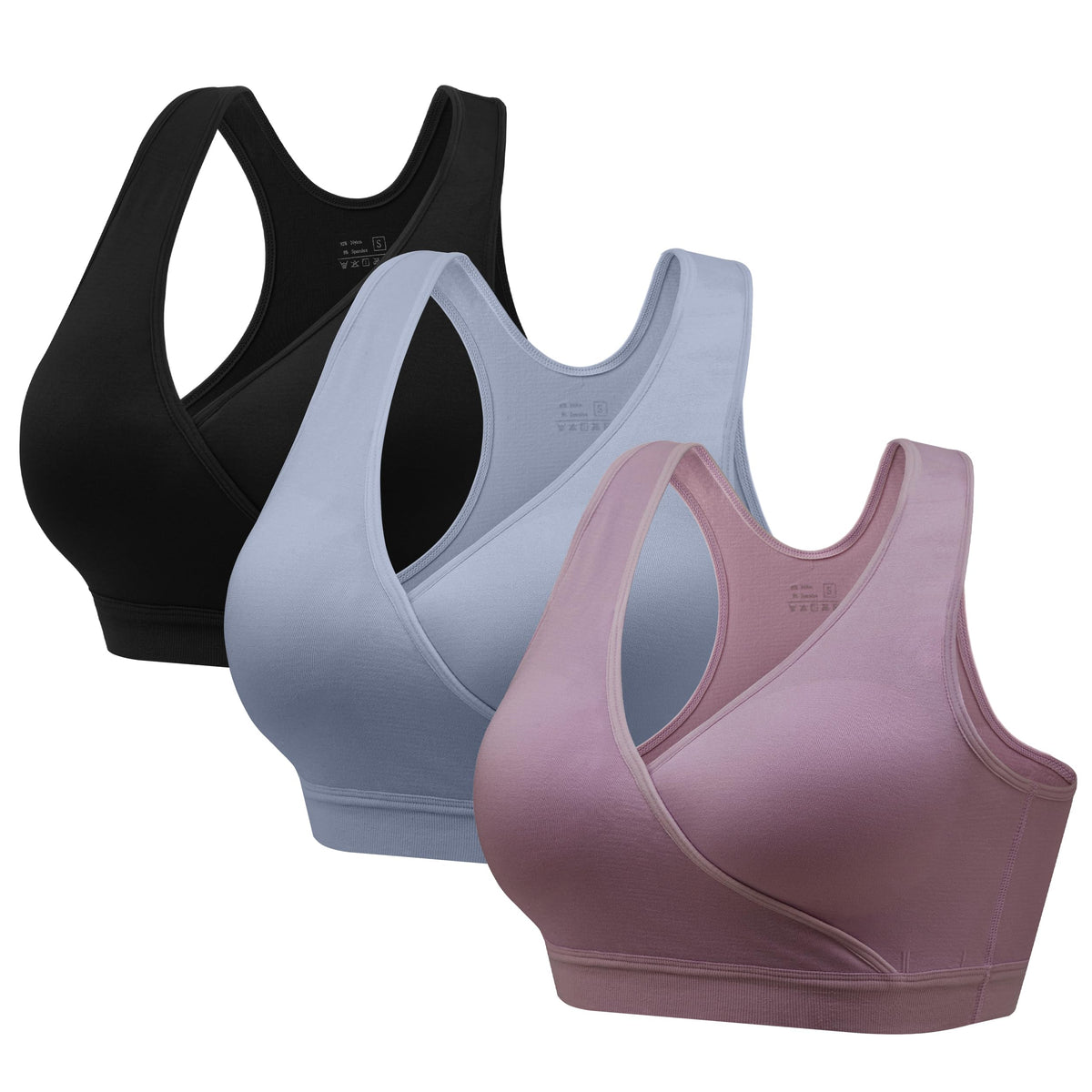Women's Hbselect Maternity Nursing Sleep for Breastfeeding Wireless Bralette