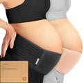 Keababies Pregnancy Belly Bands for Pregnant Women's,2pk(midnight Black, M/l) Intimates