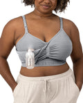 Women's Kindred Bravely Sublime Hands Free Pumping & Wireless Grey Nursing Bra