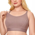 Women's Gratlin Cotton for Breastfeeding Mochaccino 4x-large Nursing Bra