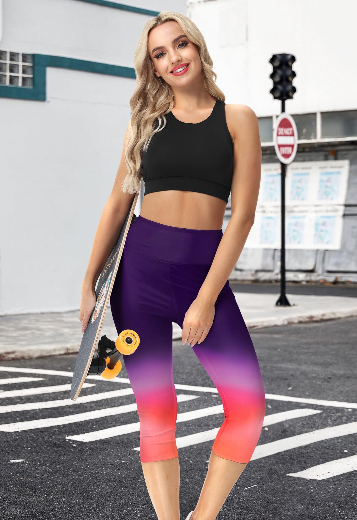 Swim Pants For Women Pink Purple Lightweight Spf 50+ Leggings Quick