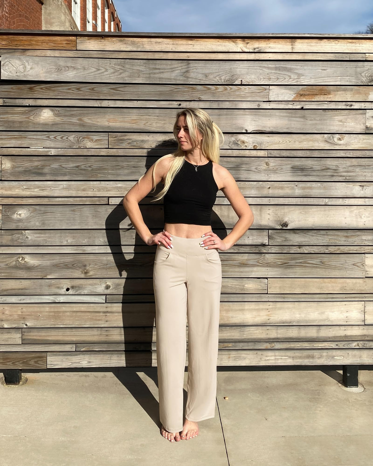 Promover Wide-Leg Trousers For Women With Pockets Light - Size X-Small