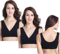 Women's Cakye 3 Pack Maternity Nursing Sleep Breastfeeding Cotton Bralette
