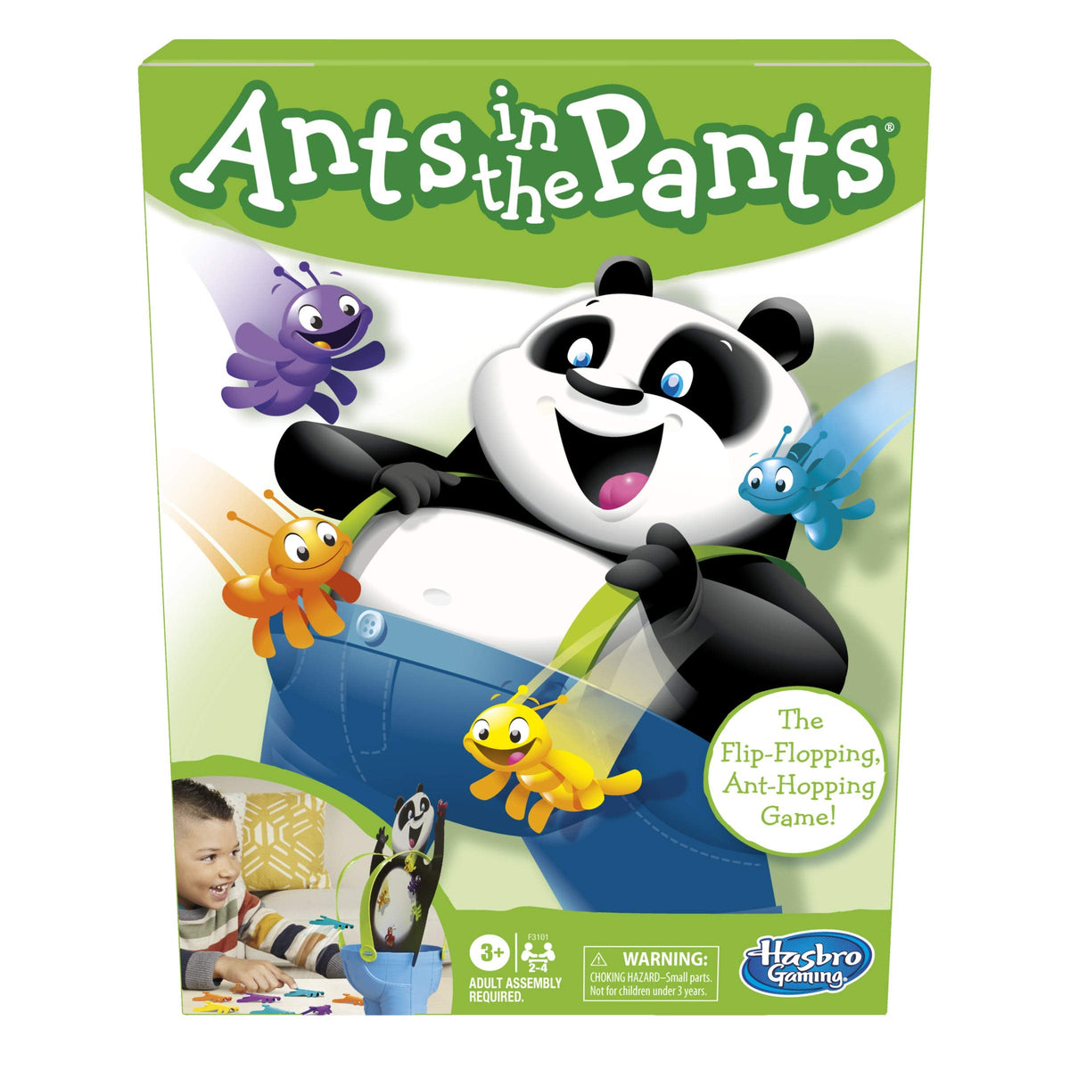 Hasbro Gaming Ants in The Pants Preschool Game for Kids Ages 3+, Fun Board Game for 2-4 Players, Easter Gifts for Boys and Girls (Fanci Exclusive)