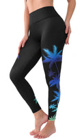 ATTRACO Women Swimming Pants Long Swim Legging High Waisted Black XL