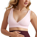 Women's Crz Yoga V Neck Strawberry Pink Medium Nursing Bra