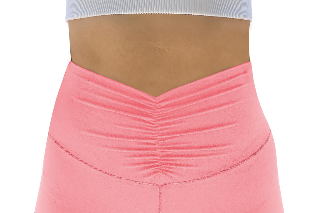 Sunzel Flare Leggings For Women Ruched V High-Waisted Yoga Pants With