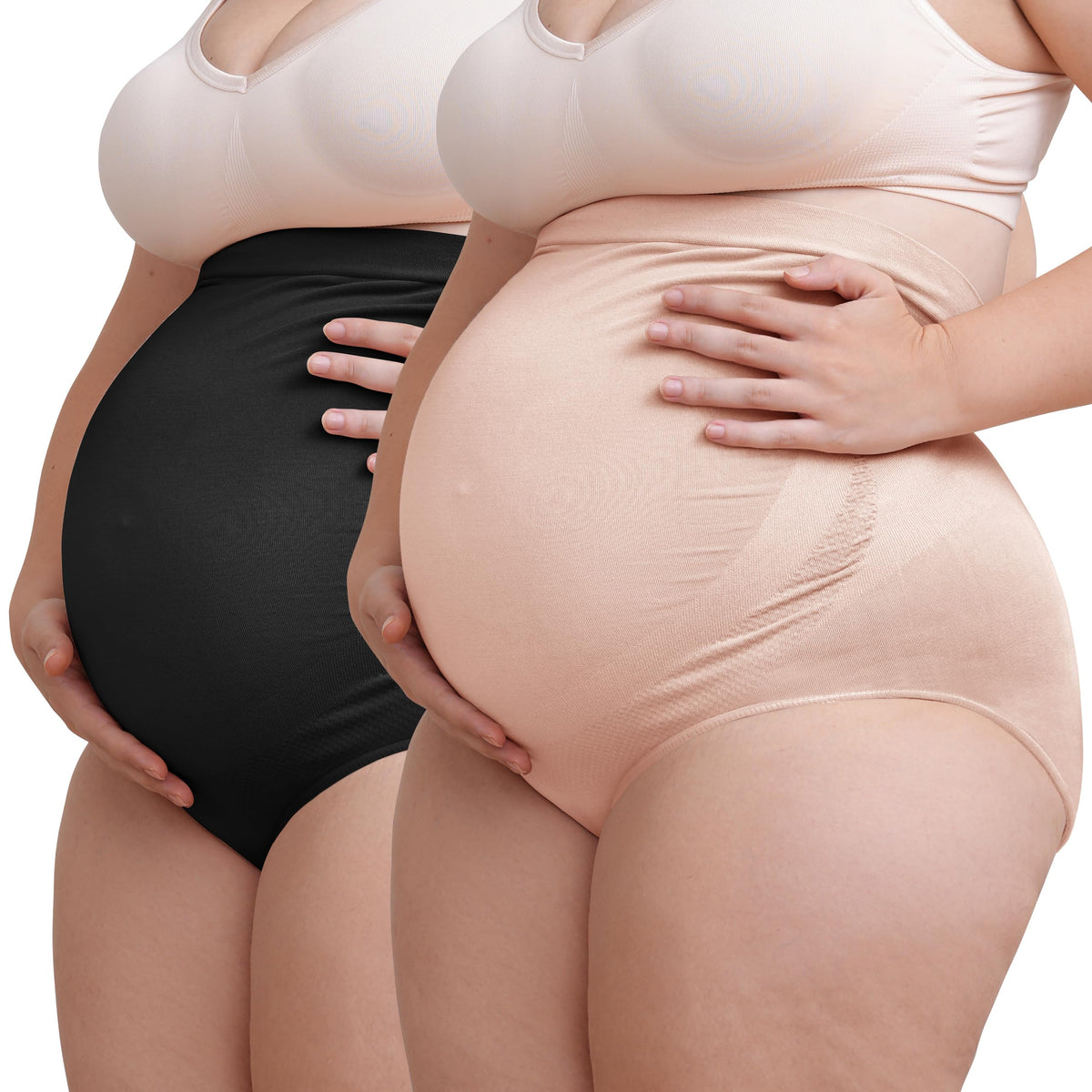 Women's Sunnybuy Maternity High Waist Pregnancy Seamless Soft Panties