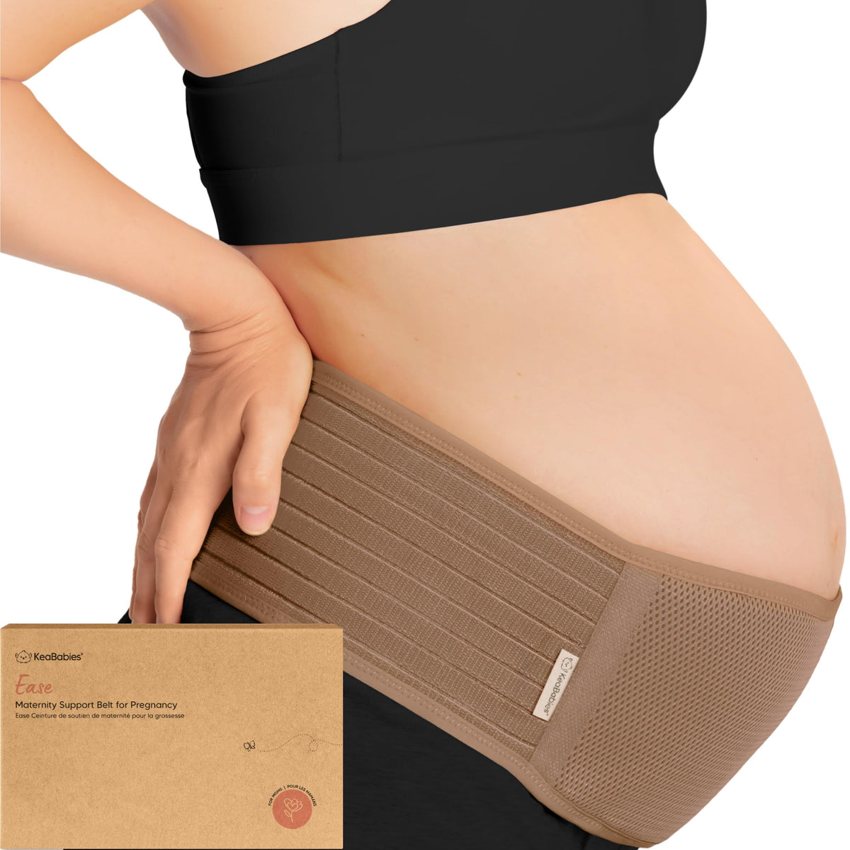 Keababies Pregnancy Belly Bands for Pregnant Women's,1pk (warm Tan, M/l) Intimates