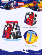 Disney Marvel Swimwear Spiderman Boy Swim Short Beach Toddler Boys UPF 50+ Rash Guard Swim Trunks Compression Liner Pocket Summer Swimming Trunk Black Board Short Surf Bathing Suit Swimsuit 3-4 Years