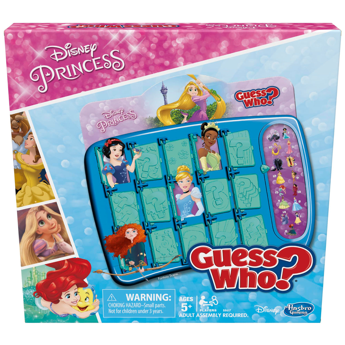 Hasbro Gaming Guess Who? Disney Princess Edition Kids Board Game, Fun Game for Families and Kids Ages 5 and Up, Easter Gifts for Boys and Girls, Preschool Games (Fanci Exclusive)