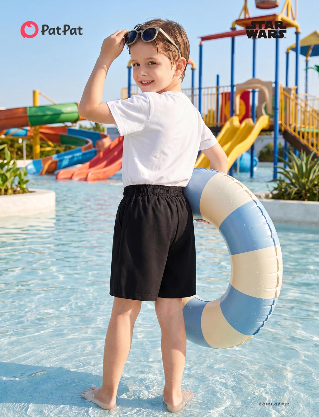 Disney Marvel Star Wars Boys Rash Guard Swim Trunks Compression Liner Summer Swim Shorts UPF 50+Swimming Trunks Surf Bathing Suit Sea Swimsuit Avengers Swimwear Pool Party Black Board Shorts 6-7 Years