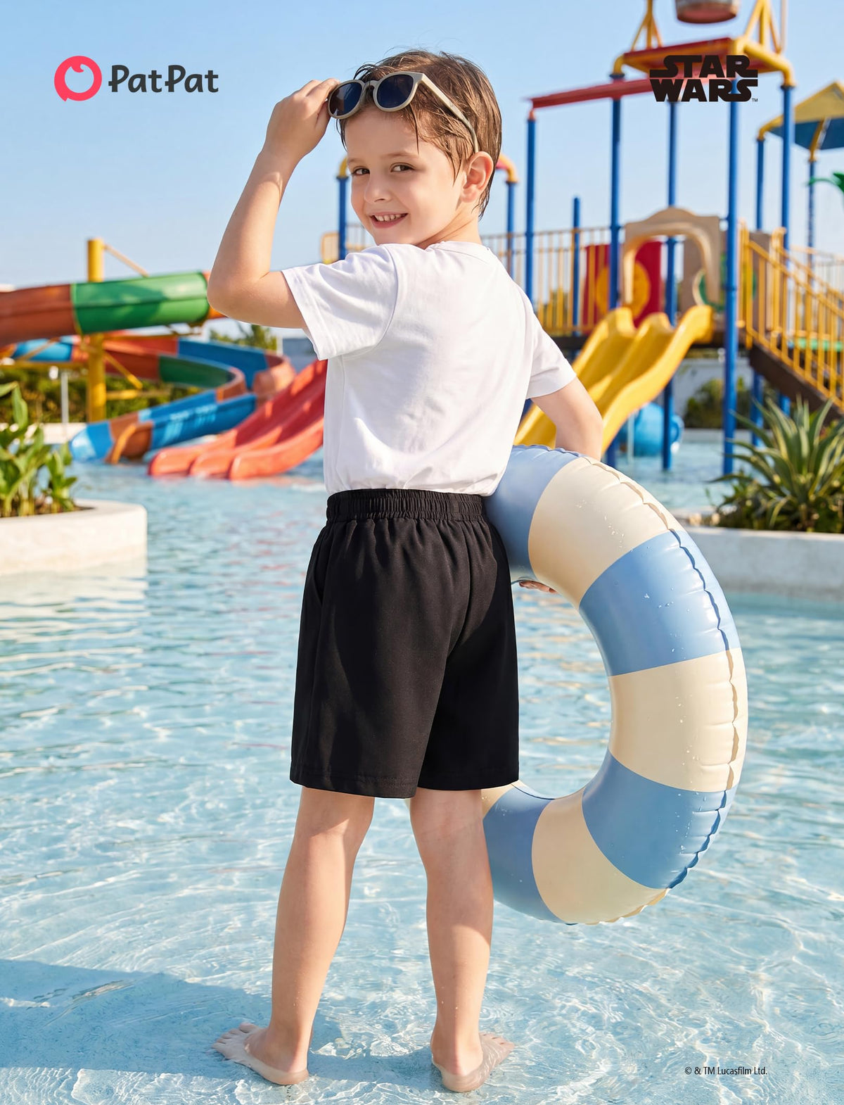 Disney Marvel Star Wars Boys Rash Guard Swim Trunks Compression Liner Summer Swim Shorts UPF 50+Swimming Trunks Surf Bathing Suit Sea Swimsuit Avengers Swimwear Pool Party Black Board Shorts 6-7 Years