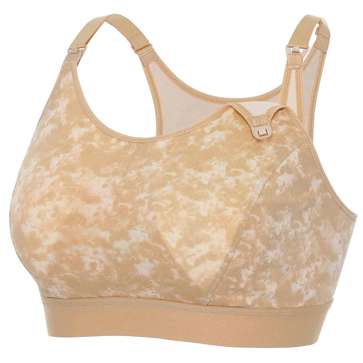 Women's Gratlin Cotton for Breastfeeding Smoke Fills The Air (color of Skin) Small Nursing Bra