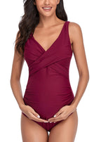 Women's Summersunshine Maternity One-Piece Swimwear Front - Style 4