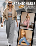 Huukeay 3 Pack Women's Lounge Pants Cozy Sweatpants Small - Style 2