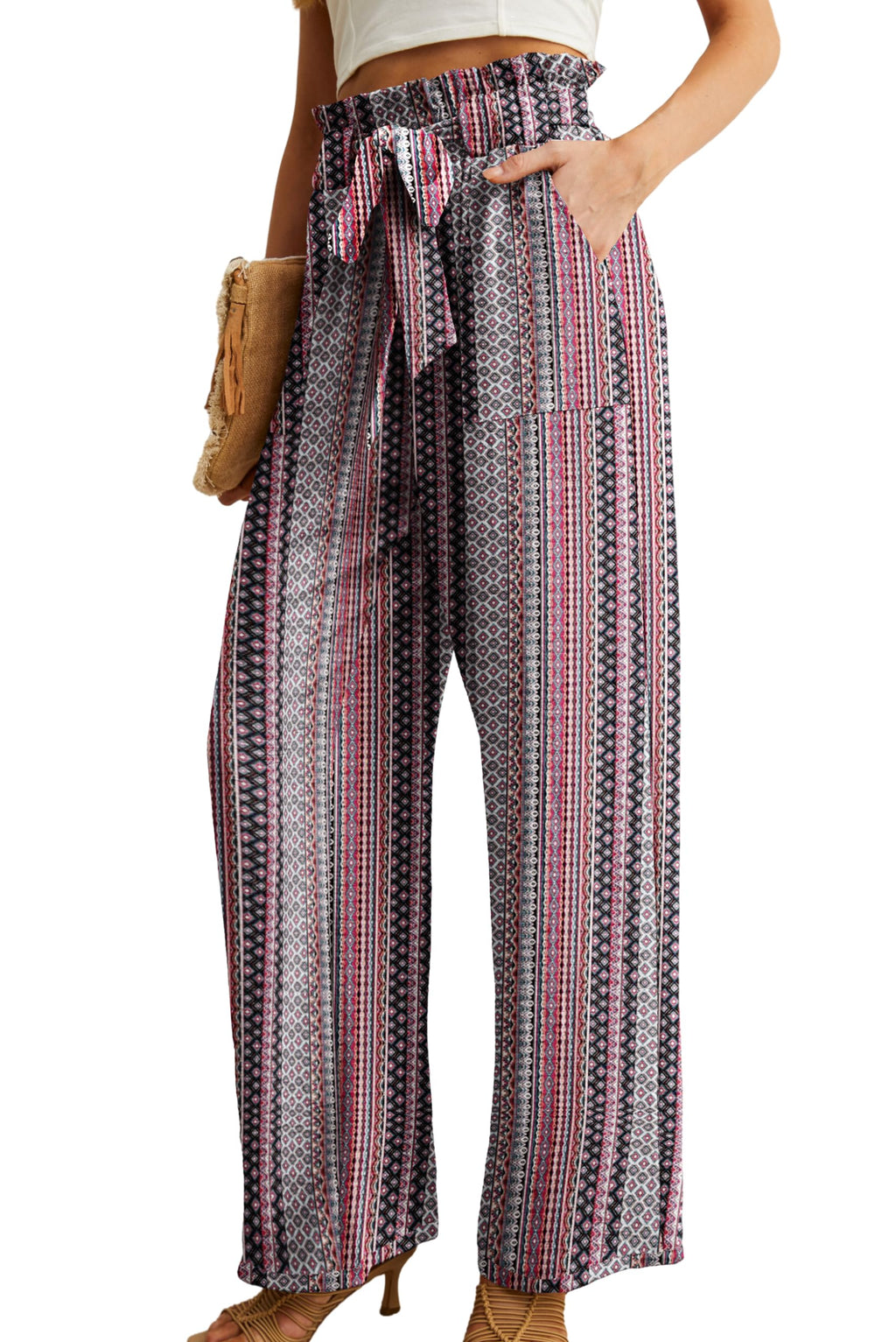 Iwollence Wollence Lightweight Stretch Palazzo Pants Women - Size 3X-Large