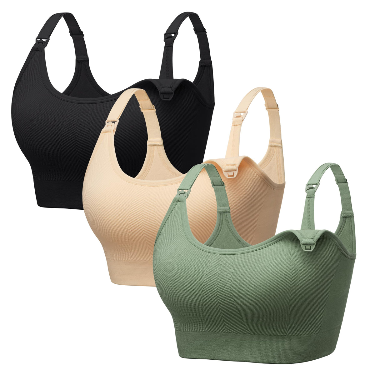Women's Angelhood Wireless for Breastfeeding, Sport Bralettes Nursing Bra