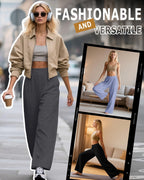 Huukeay 3 Pack Women's Lounge Pants Cozy Sweatpants Small - Style 5