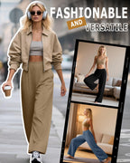 Huukeay 3 Pack Women's Lounge Pants Cozy Sweatpants Small Black Mocha