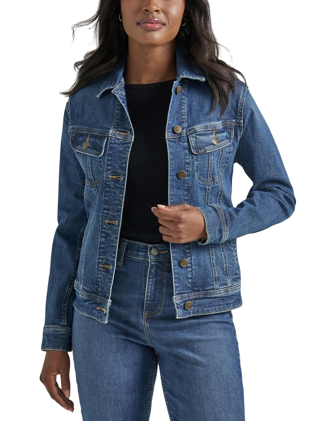 Lee Women's Legendary Rider Denim Jacket, Standout, Medium