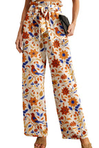 Iwollence Unique Adjustable Knot Palazzo Pants Women - Style 2