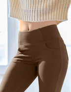 Vooveeya Women's Bootcut Leggings Bootleg Yoga Pants - Style 232