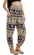 Joob Boho Pants For Women Hippie Harem Women's Yoga – Comfy - Navy
