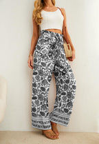 Iwollence Wollence Lightweight Stretch Palazzo Pants Women - Style 14