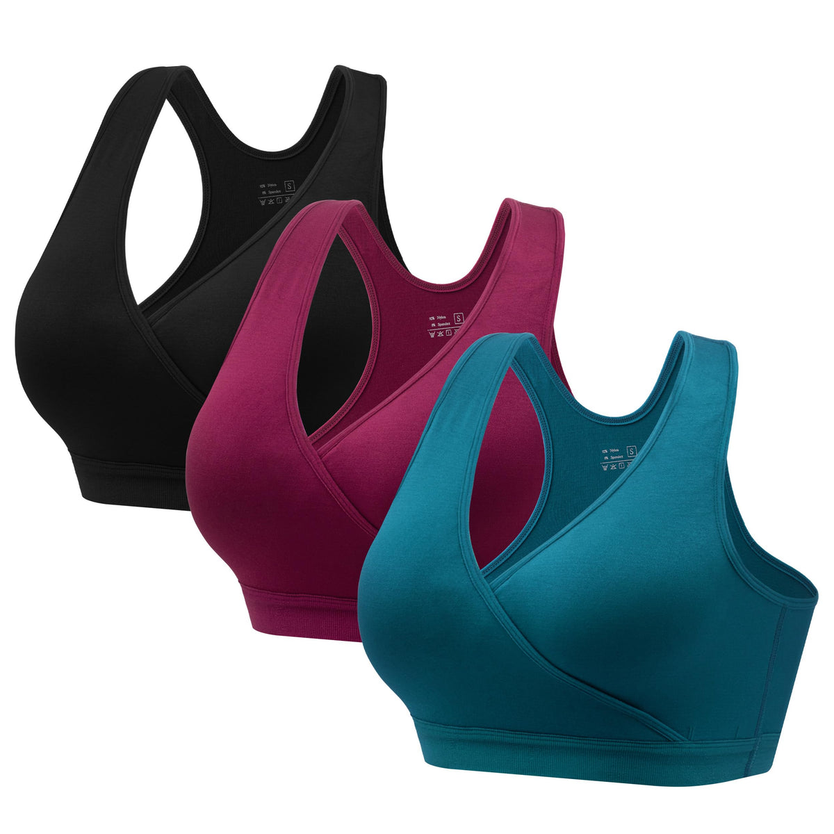 Women's Hbselect Maternity Nursing Sleep for Breastfeeding Wireless Bralette