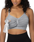 Women's Kindred Bravely Sublime Hands Free Pumping & Wireless Grey Nursing Bra