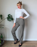 G4free Women's Work Pants Straight-Leg Trousers Mocha Brown Xs Regular