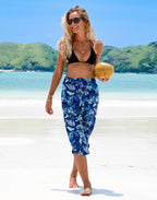 Viodia Women's 18" Modest Swim Capris Pants With Pockets - Style 12